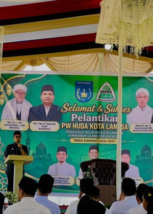 Abana Murdani Kembali Nahkodai PW HUDA Langsa, Siap Bersinergi dengan Wali Kota